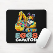 Ostereier Bagger Osterhase Bagger Mousepad (Mit Mouse)