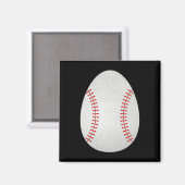 Ostereier Baseball Osterkids Boys Magnet (Vorderseite/Rückseite)
