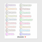 Ostereier benutzerdefinierte Aufkleber für mehrere (Blatt)