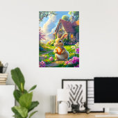 Ostereier Bitcoin Crypto Poster (Heimbüro)