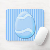 Ostereier (blau) Mousepad (Mit Mouse)