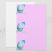 Ostereier-Blues Briefpapier (Vorne/Hinten)