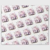 Ostereier & Blumenfreude | Osterfest Geschenkpapier (Flach)