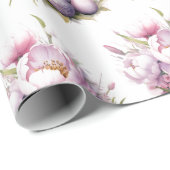 Ostereier & Blumenfreude | Osterfest Geschenkpapier (Rolleneckpunkt)