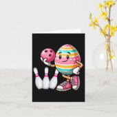 Ostereier Bowling-Team L Karte (Gelbe Blume)