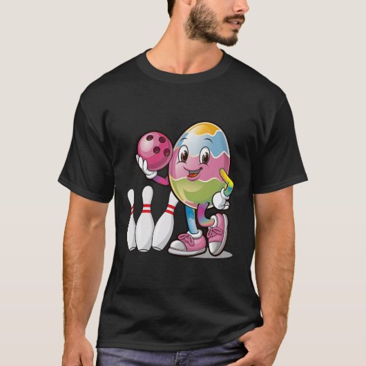 Ostereier Bowling-Team L T-Shirt (Vorderseite)
