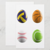 Ostereier Briefpapier (Vorne/Hinten)