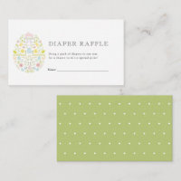 Ostereier Bunny Baby Dusche Windeln Raffle Ticket