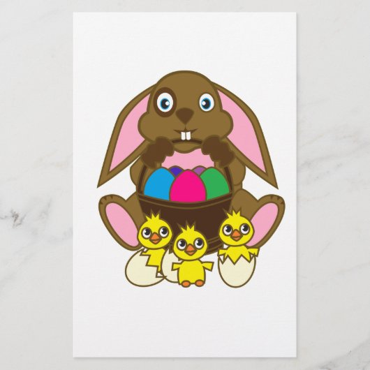 Ostereier Bunny Briefpapier (Vorderseite)