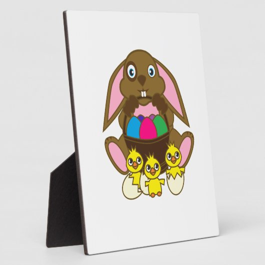 Ostereier Bunny Fotoplatte (Seite)
