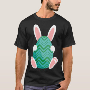 Ostereier Bunny Happy Ostertag Ei Jagen T-Shirt