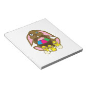 Ostereier Bunny Notizblock (angewinkelt)