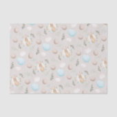 Ostereier & Bunny Pattern Beige Seidenpapier (Vorderseite)