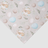 Ostereier & Bunny Pattern Beige Seidenpapier (Ausschnitt)