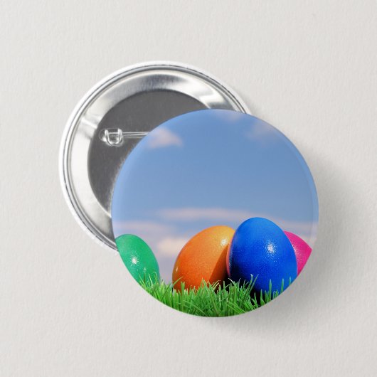 Ostereier Button (Vorne & Hinten)