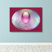 Ostereier Canvas drucken Leinwanddruck (Insitu (Holzboden))