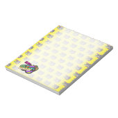 Ostereier Cartoon Notepad Notizblock (Rotiert)