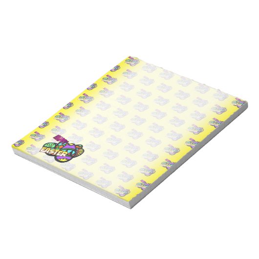 Ostereier Cartoon Notepad Notizblock (Rotiert)
