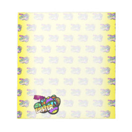 Ostereier Cartoon Notepad Notizblock