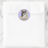Ostereier-Cookies - Corgi Runder Aufkleber (Tasche)
