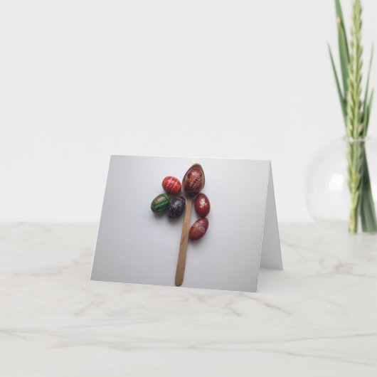 Ostereier Dankeskarte (Vorderseite)