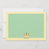 Ostereier-Dekoration Party Einladung (Rückseite)