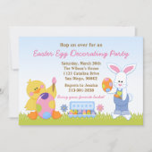 Ostereier-Dekoration Party Einladung (Vorderseite)