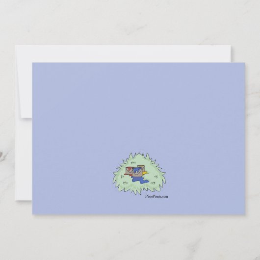 Ostereier-dekoratives Party Einladung (Rückseite)