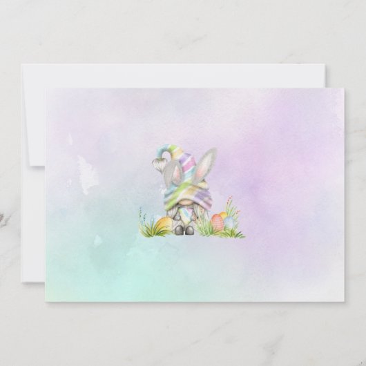 Ostereier: Dekorieren der Einladung (Rückseite)