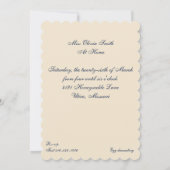 Ostereier Dekorieren Tee Party Einladung (Rückseite)