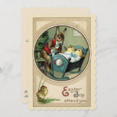 Ostereier Dekorieren Tee Party Einladung (Vorne/Hinten)