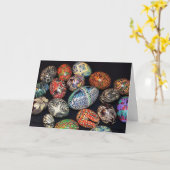 "Ostereier der Mama" Karte (Gelbe Blume)