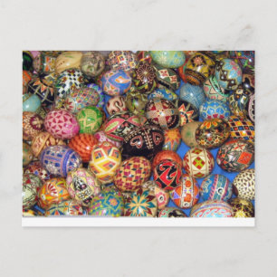 Ostereier der Ukraine Feiertagspostkarte