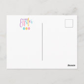 Ostereier der Ukraine Postkarte (Rückseite)