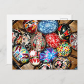 Ostereier der Ukraine Postkarte (Vorne/Hinten)