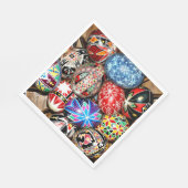 Ostereier der Ukraine Serviette (Ecke)
