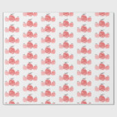 Ostereier Doodle Wrapping Paper Geschenkpapier (Flach)