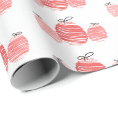 Ostereier Doodle Wrapping Paper Geschenkpapier (Rolleneckpunkt)