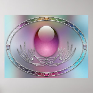 Ostereier drucken poster