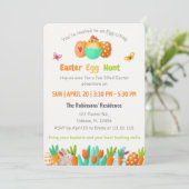 Ostereier Einladung (Stehend Vorderseite)
