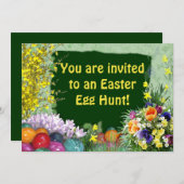 Ostereier Einladung (Vorne/Hinten)