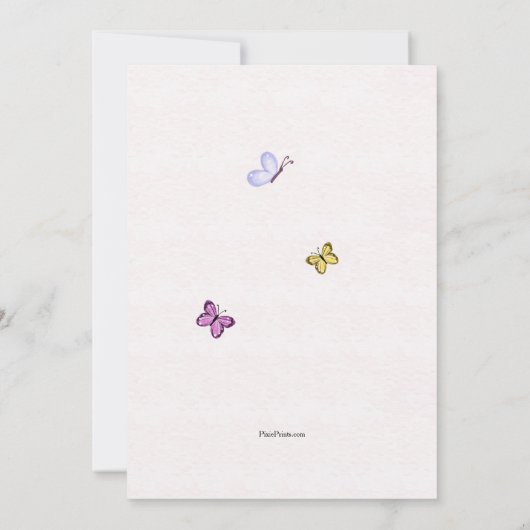 Ostereier Einladung (Rückseite)