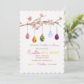 Ostereier Einladung (Stehend Vorderseite)
