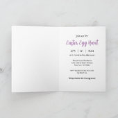 Ostereier Einladung (Innenseite)