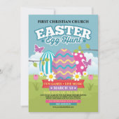 Ostereier Einladung (Vorderseite)