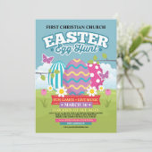 Ostereier Einladung (Stehend Vorderseite)