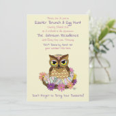 Ostereier Einladung (Stehend Vorderseite)