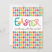 Ostereier Einladung (Vorderseite)