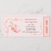 Ostereier Einladung, Osterfest Party Einladung (Vorne/Hinten)