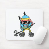 Ostereier Eishockey Niedlichen Sportler Männer Jun Mousepad (Mit Mouse)
